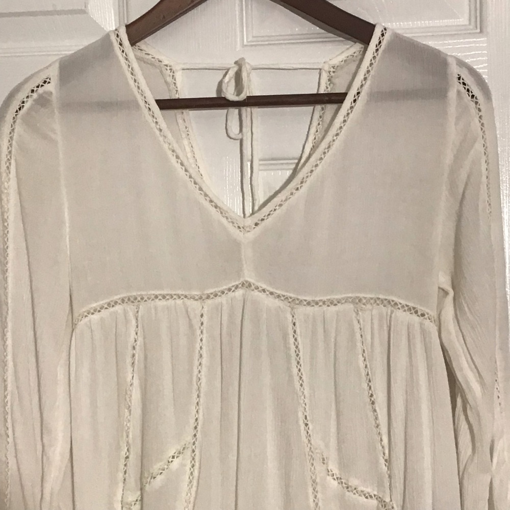 Abercrombie & Fitch Boho Top with Back Tie Size XS - Picture 4 of 12